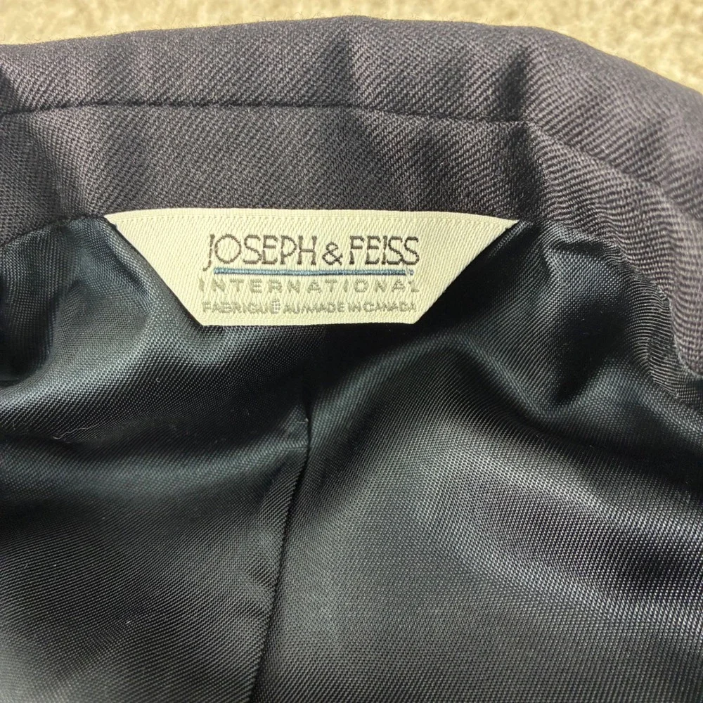Joseph & Feiss International Mens Blazer Jacket Gold Buttons‎ - Made in Canada